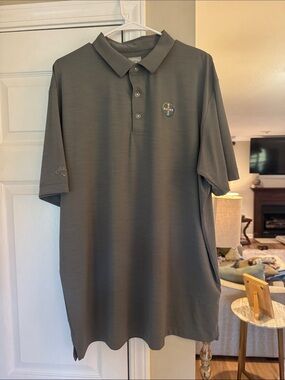 Callaway Men's  Gray Short-Sleeve Golf Polo